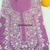 Purple-3PC Purple Hand Embroidered - Image 2