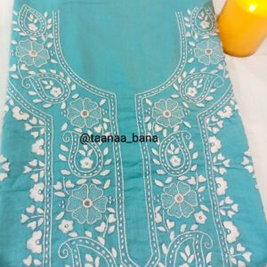 Skyblue-3Pc Hand Embroidered