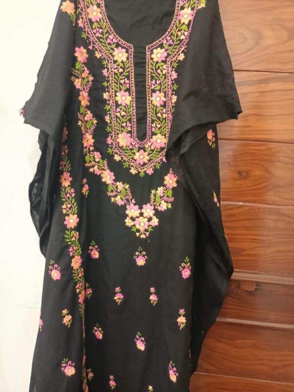 Black Kurta Trouser- Unstitched