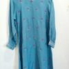 Green- 2Pc Stitched Silk Lawn - Image 2